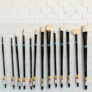 NEW Aspen Princeton Professional PaintBrush Lot of 13- Assorted Shapes & Sizes